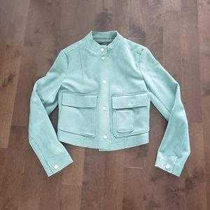 ZARA Lightweight Faux Suede Jacket